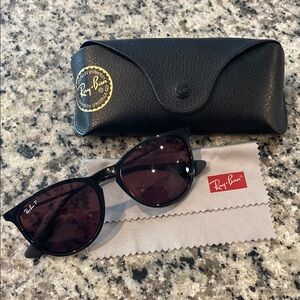 Ray-Ban Black Sunglasses with Case